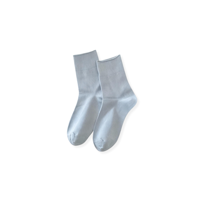 マカロン色緩みソックス