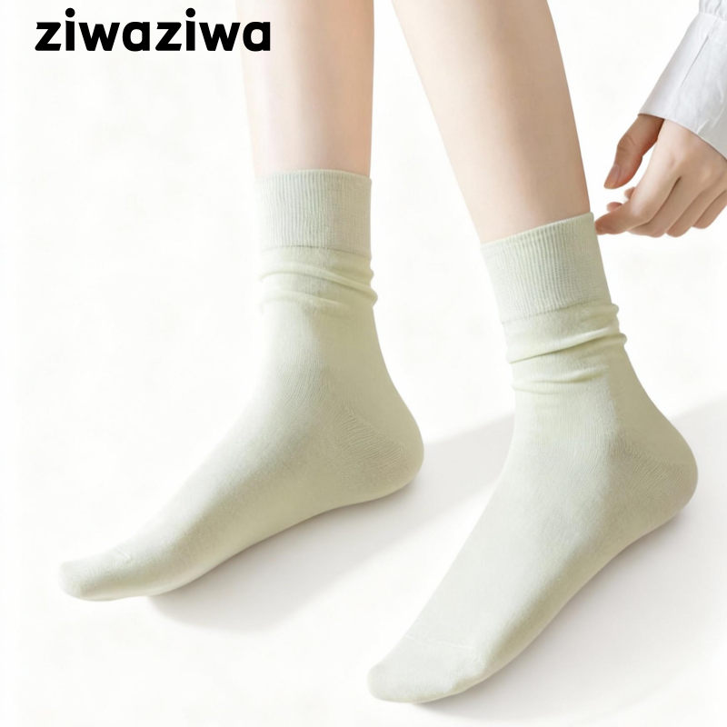 マカロン色緩みソックス