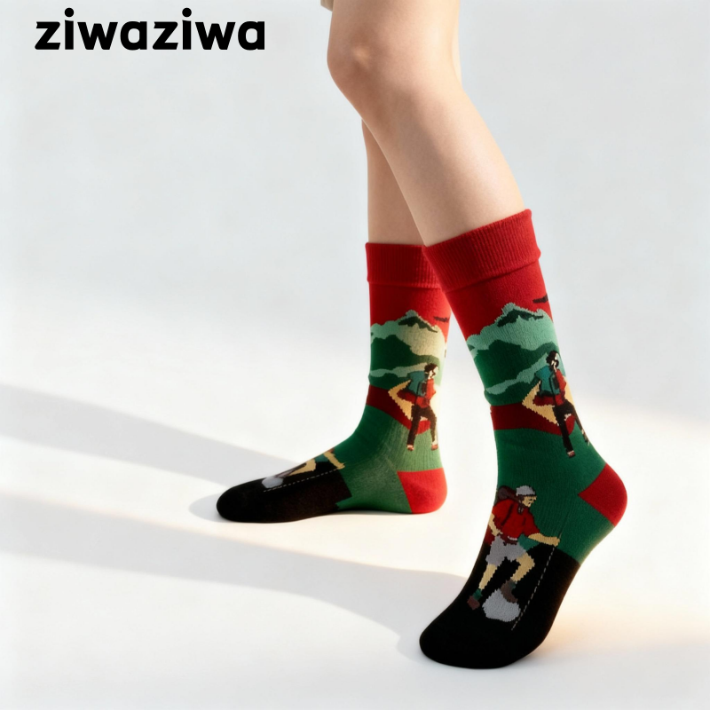 アウトドアデザインソックス