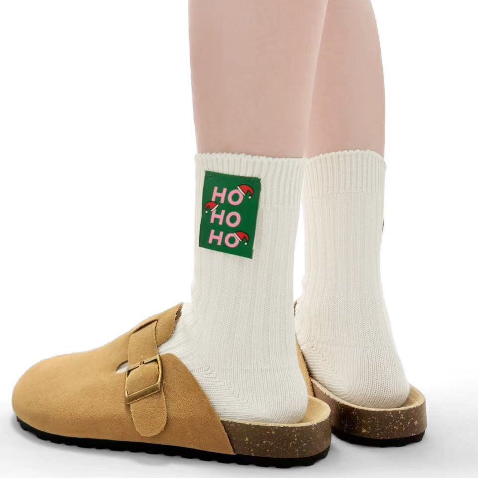 ”HOHOHO“ Christmas Winter Socks
