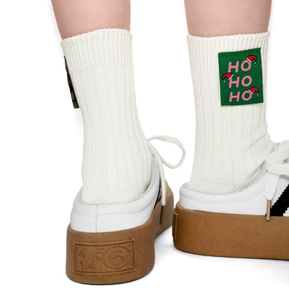 ”HOHOHO“ Christmas Winter Socks