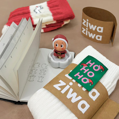 Original Design Winter Women's Fuzzy Christmas-Themed Socks - 3-Pair Gift Set